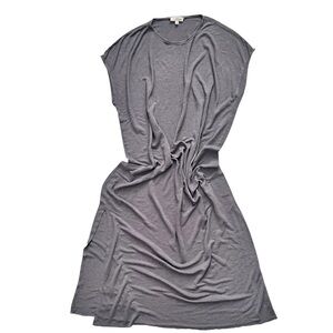 Wilfred Free Midi Sleeveless T Shirt Jersey Sheath Dress Size M Side Hem Slits